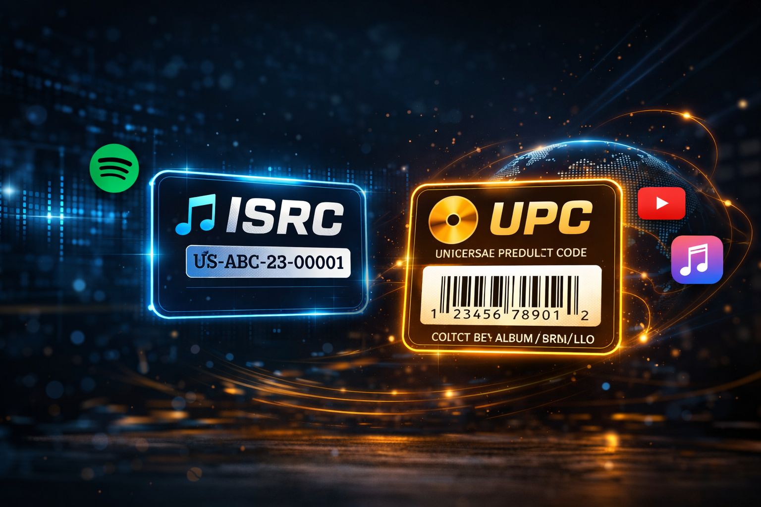 🎧 ISRC & UPC Identificadores de la música digital